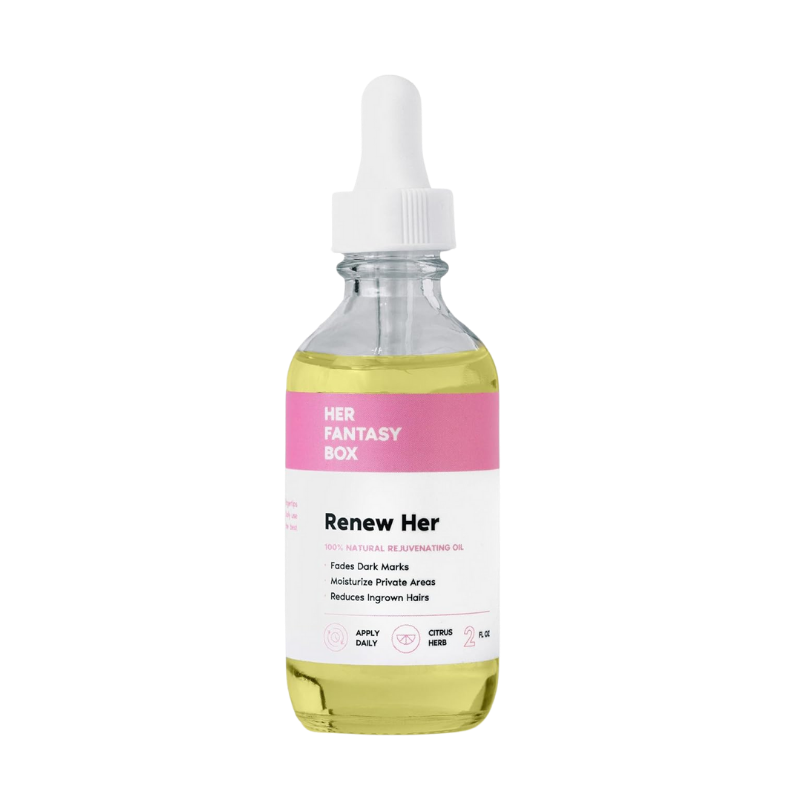 Renew Her Aceite Yoni – Para la sequedad, vellos encarnados, manchas oscuras y cicatrices