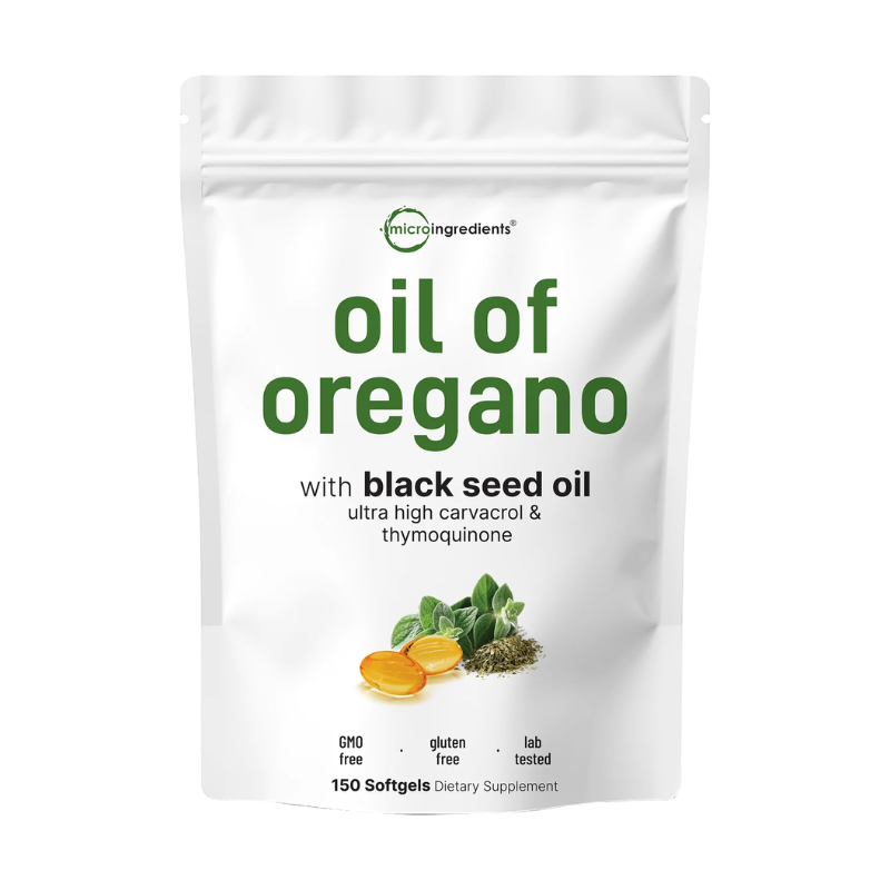 Aceite de Orégano con Aceite de Semilla Negra